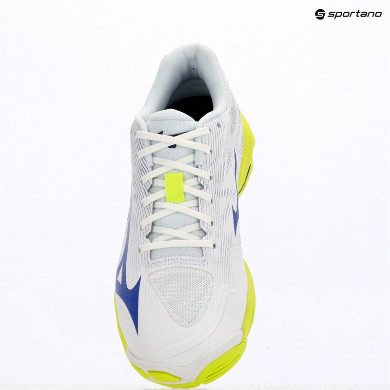 Volleyball shoes Mizuno Wave Lightning Pro white/lighting yellow/dazzling blue 9