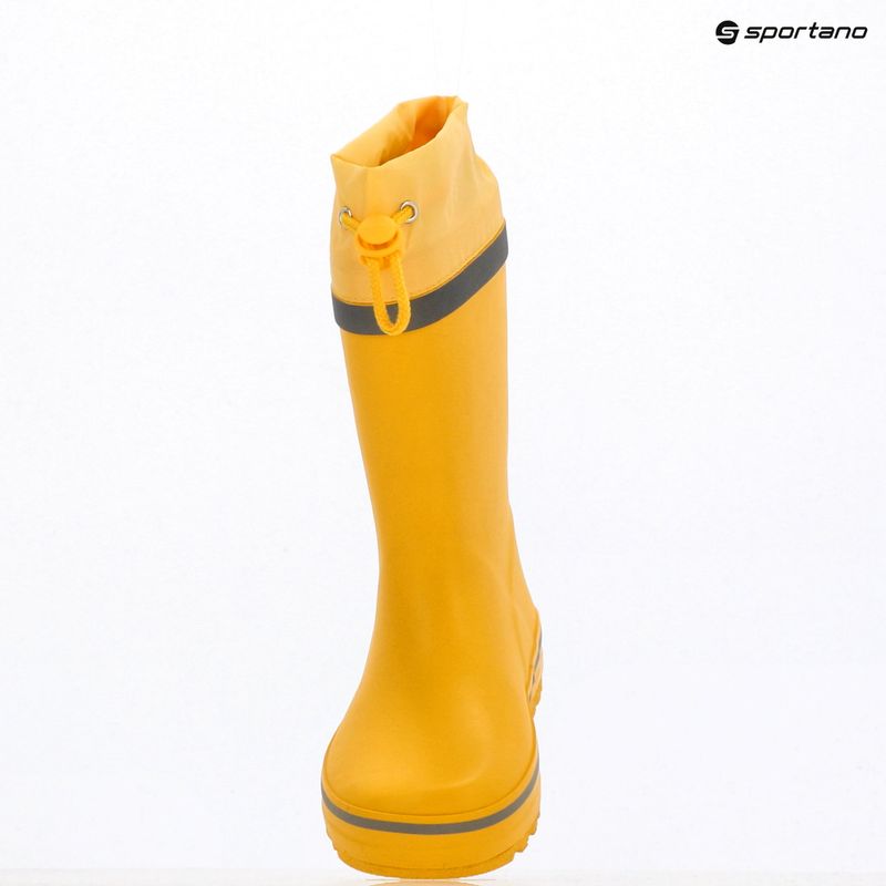 Children's wellington boots KADVA PuddleProof JR with reflective elements yellow 16