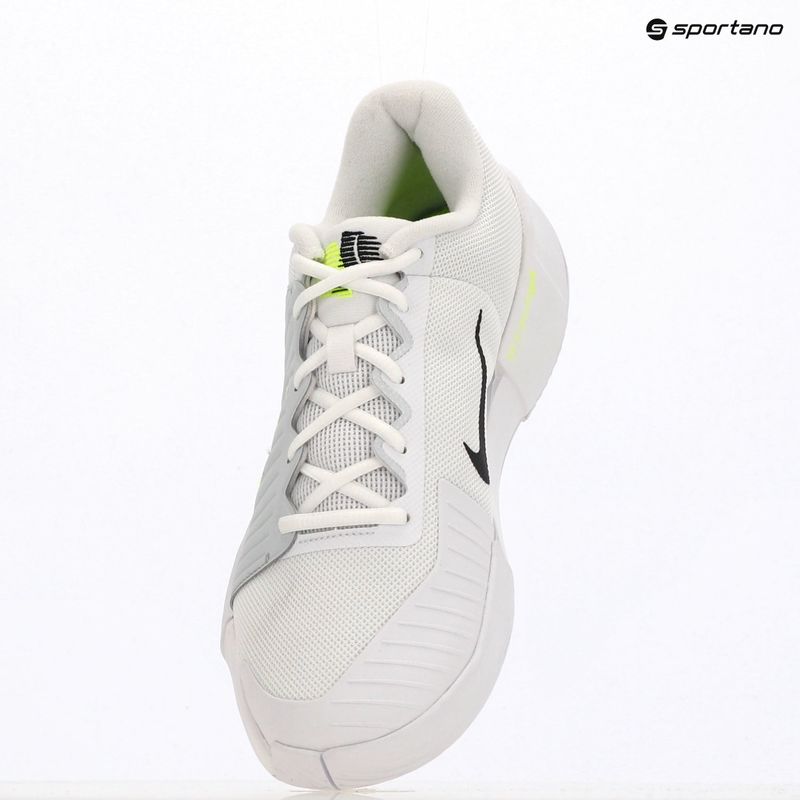 Men's tennis shoes Nike GP Challenge Pro white/pure platinum/volt/black 14