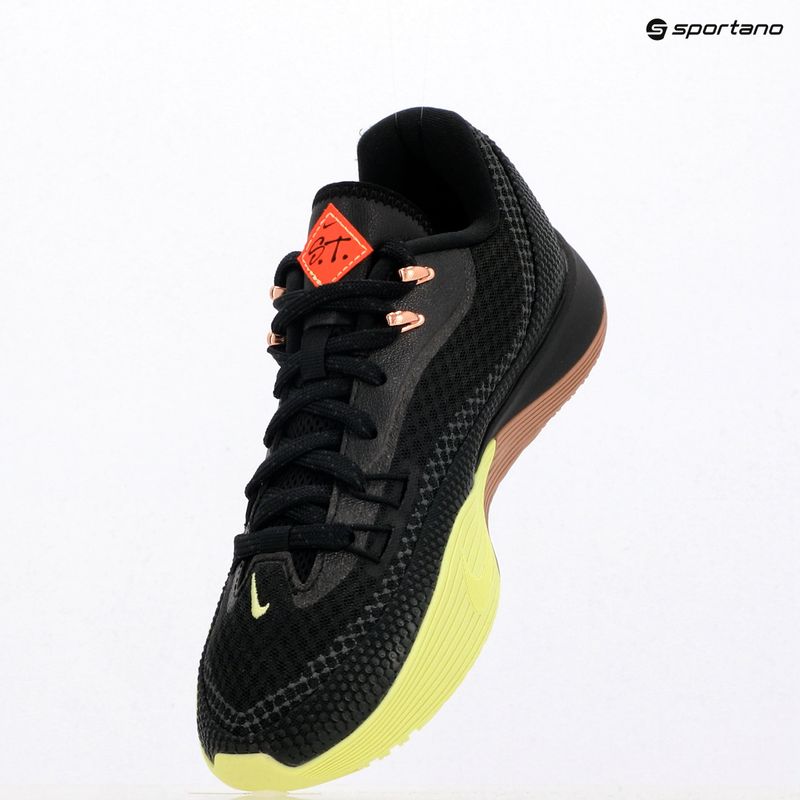 Men's basketball shoes Nike Street Flare black/light lemon twist/desert dust/black 18