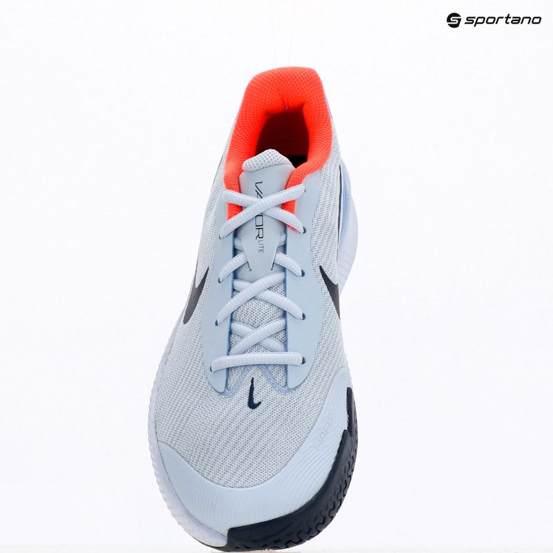 Men's tennis shoes Nike Vapor Lite 3 hydrogen blue/hot lava/midnight navy 11