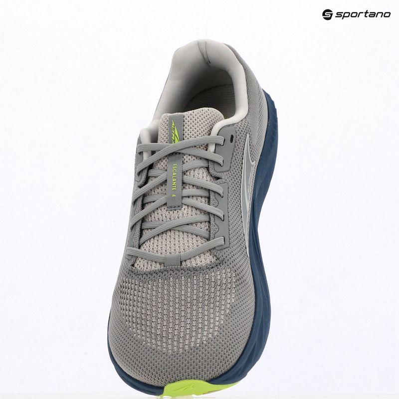 Men's running shoes Altra Escalante 4 gray/lime 9