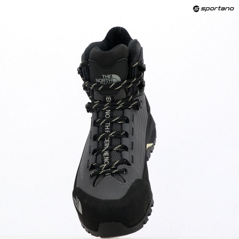 Women's approach shoes The North Face Verto Alpine Mid Gore-Tex anthracite grey/lemon mis 15