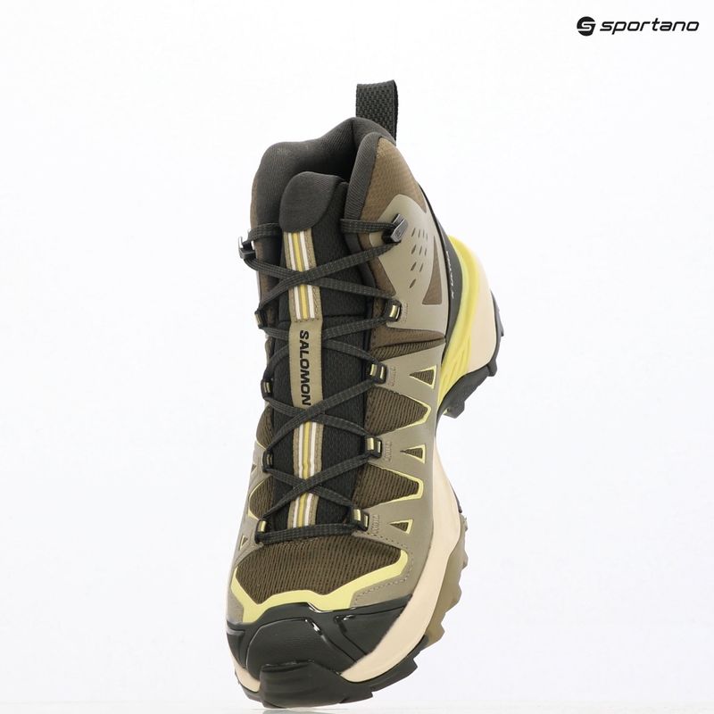 Men's trekking boots Salomon X Ultra 360 Edge Mid GTX olive night/aloe 9