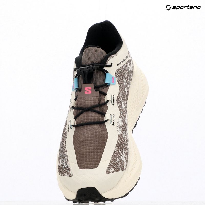 Women's running shoes Salomon Aero Glide 4 GRVL vanilla ice/black iron 11