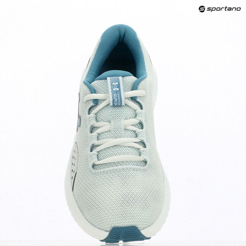 Women's running shoes Under Armour Charged Surge 4 illusion green/black/illusion green 3