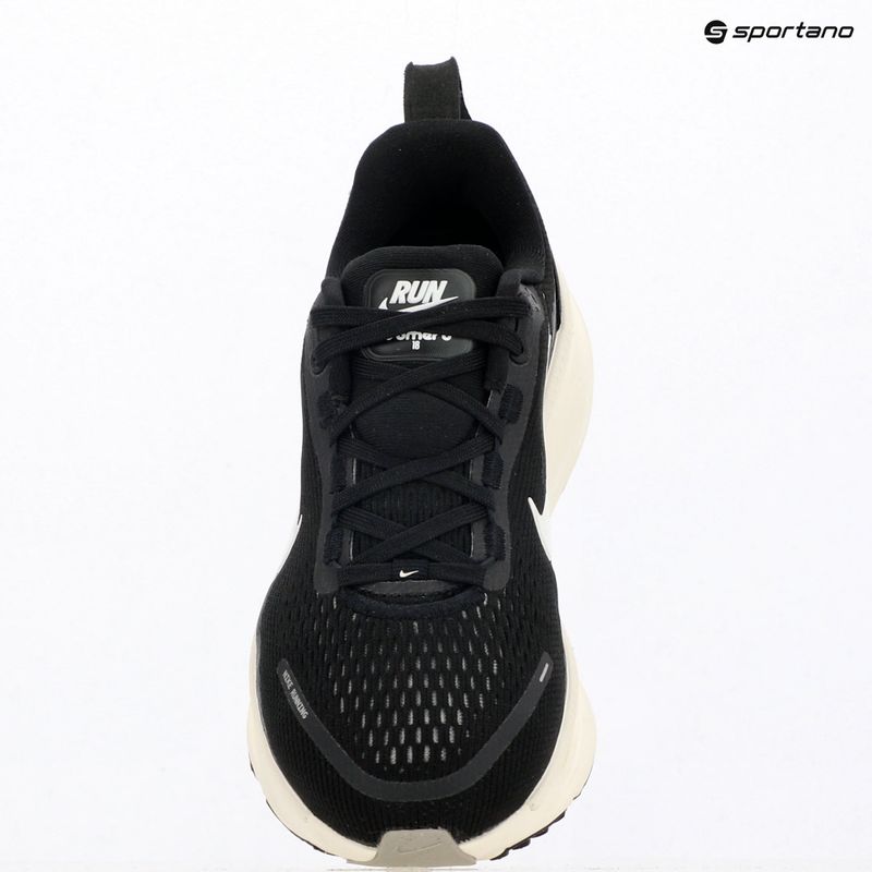 Women's Nike Vomero 18 Wide running shoes black/coconut milk/summit white 9