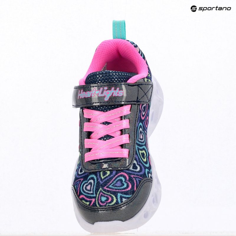 Children's shoes SKECHERS Heart Lights Boogie Love blue 3