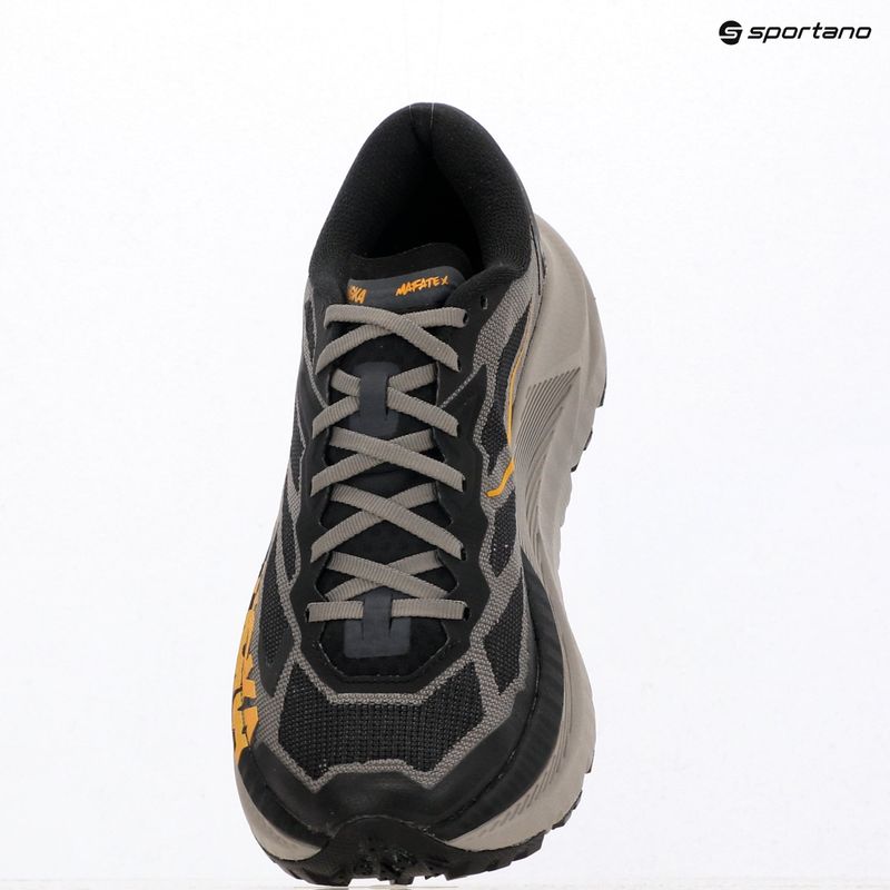 Men's running shoes Hoka Mafate X black/cement 10