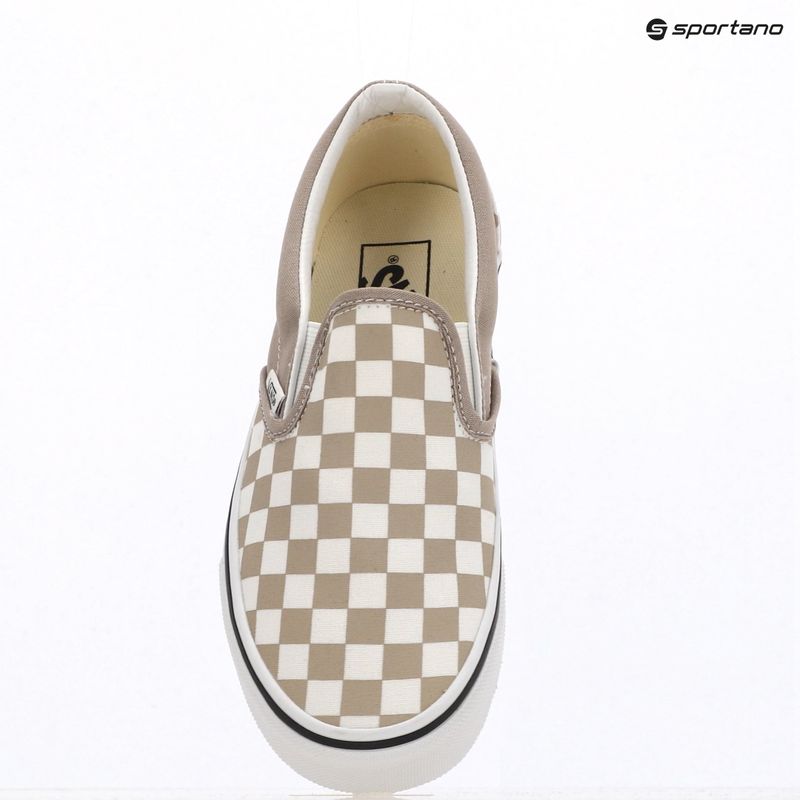 Shoes Vans Ua Classic Slip-On color theory checkerboard mushroom 6