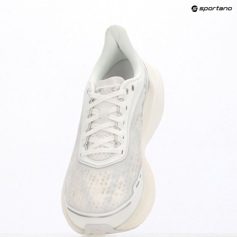 Men's running shoes Under Armour Velociti Distance white/black/distant gray 3