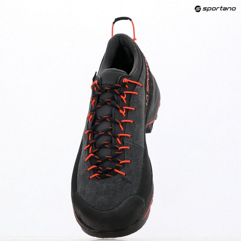 Men's approach shoes La Sportiva TX4 Evo GTX carbon/cherry tomato 8