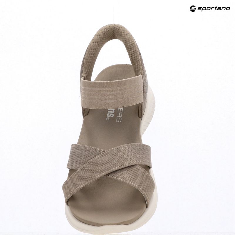 Women's sandals Skechers Ultra Flex 3.0 Never Better gray 3