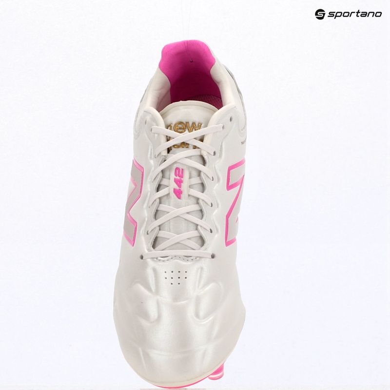 Football boots New Balance Elite V3 FG sea salt/pink heat 9