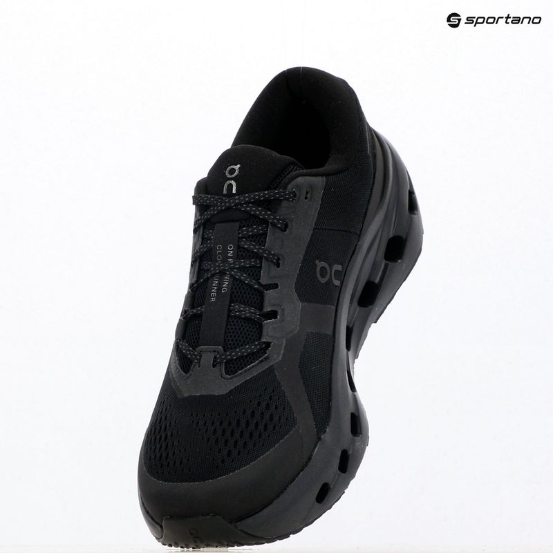 Men's running shoes On Running Cloudrunner 3 Wide black/black 9