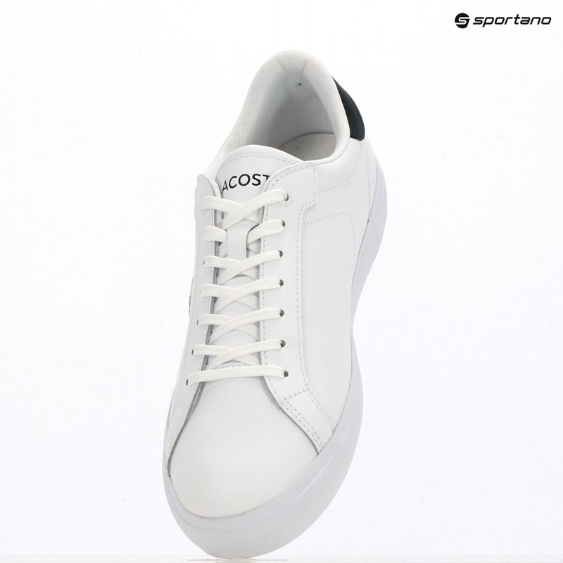 Men's shoes Lacoste Powercourt white/dark green 9