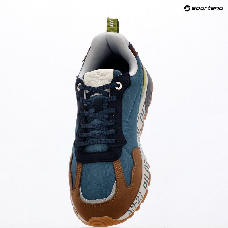 Men's shoes Aeronautica Militare SC0276UCT04327 avio/brown 9