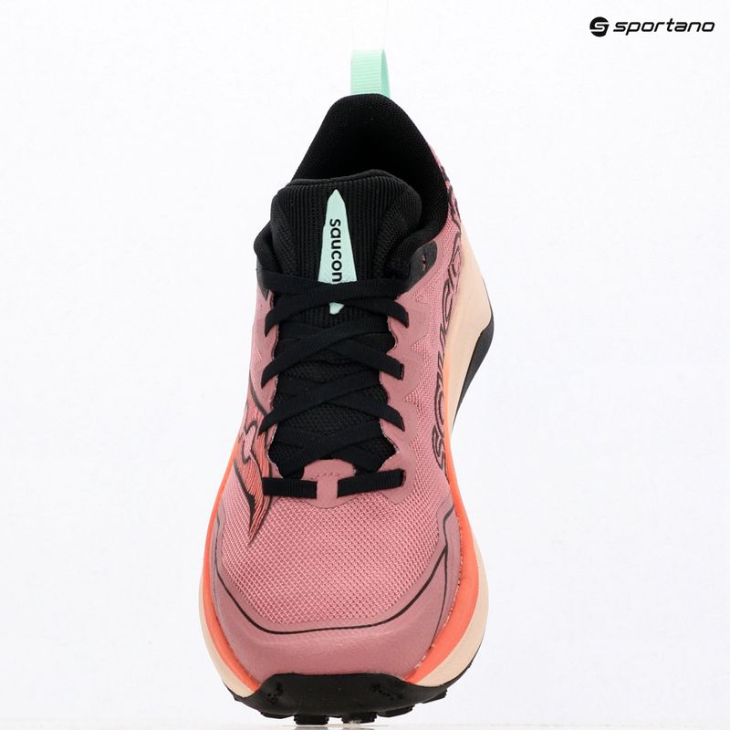 Women's running shoes Saucony Peregrine 16 mauve/salmon 9