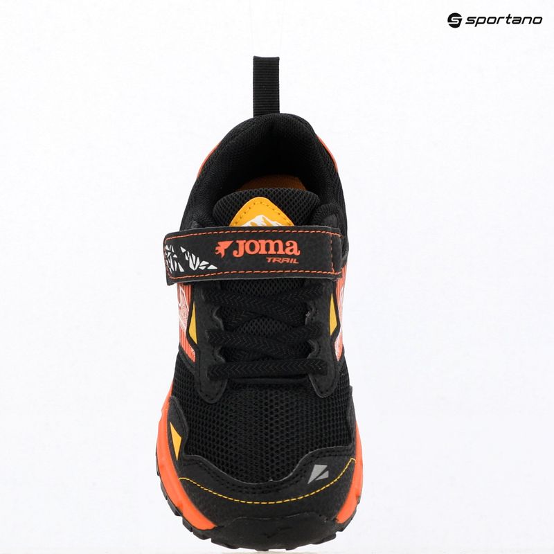 Children's running shoes Joma Tundra Jr black/orange 9