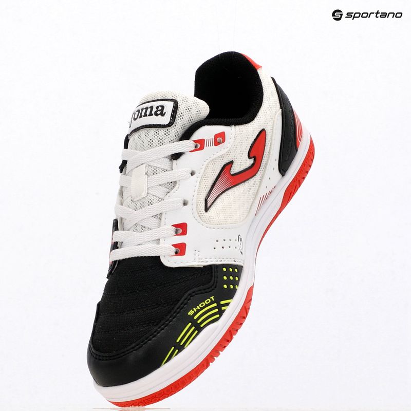 Children's football boots Joma Sala Max Jr IN white/black 9