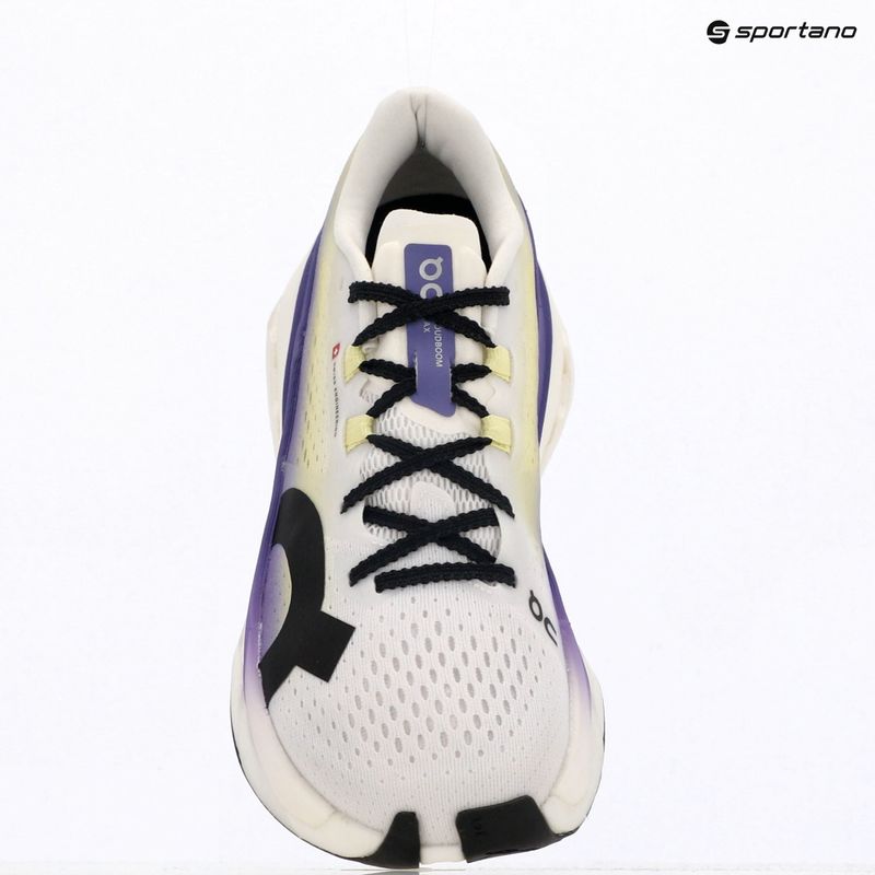 Women's running shoes On Cloudboom Max white/juniper 9