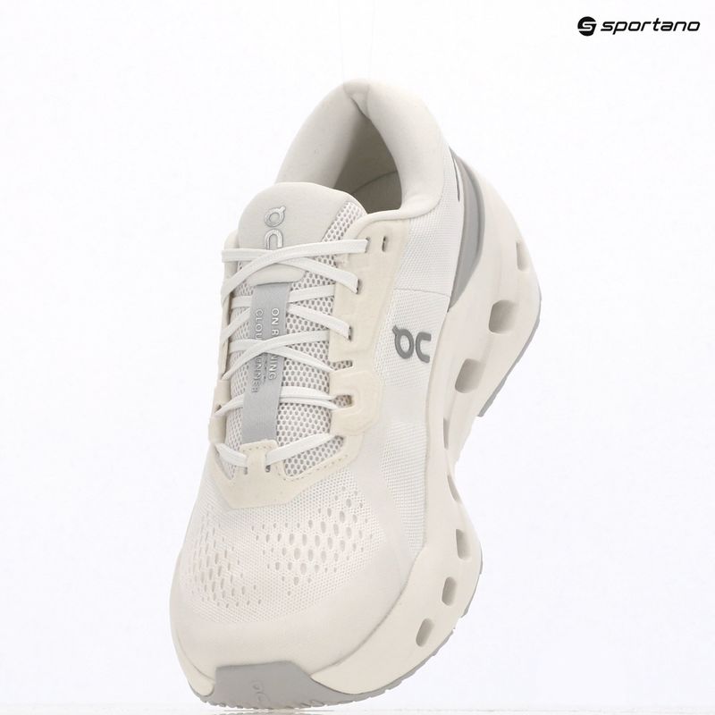 Women's running shoes On Cloudrunner 3 Wide white/ivory 9