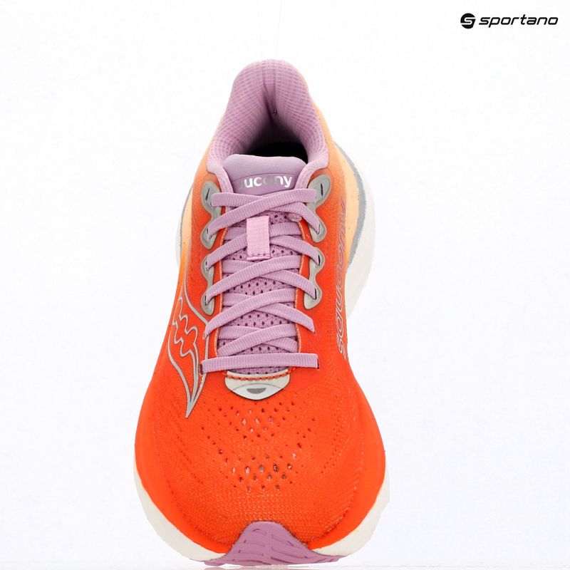 Women's running shoes Saucony Ride 19 fire/orchid 9