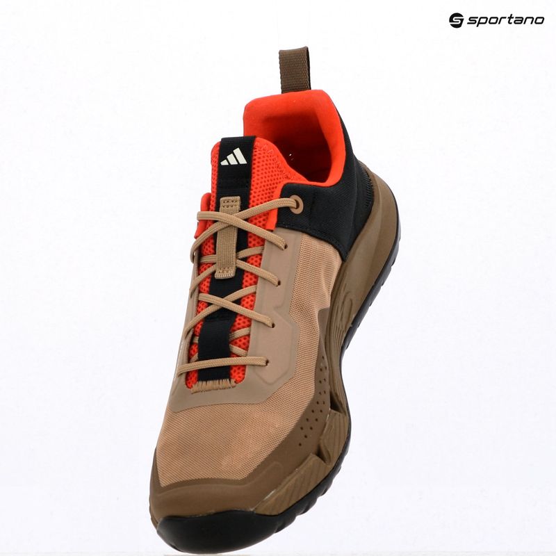 Men's adidas platform cycling shoes FIVE TEN Trailcross LT cardboard/off white/core black 9