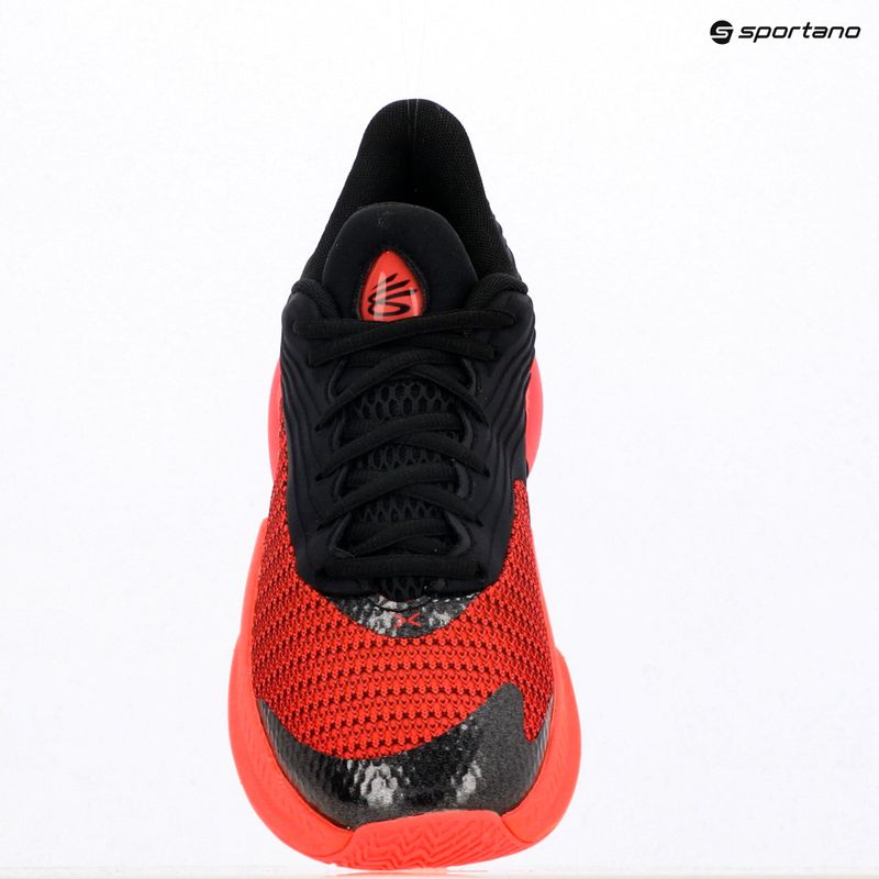 Basketball shoes Under Armour Curry Splash 26 black/electric tangerine/racer red 9