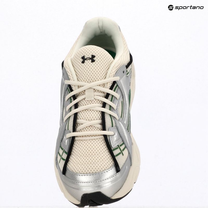 Training shoes Under Armour Sola stone/metallic silver/team kelly green 9