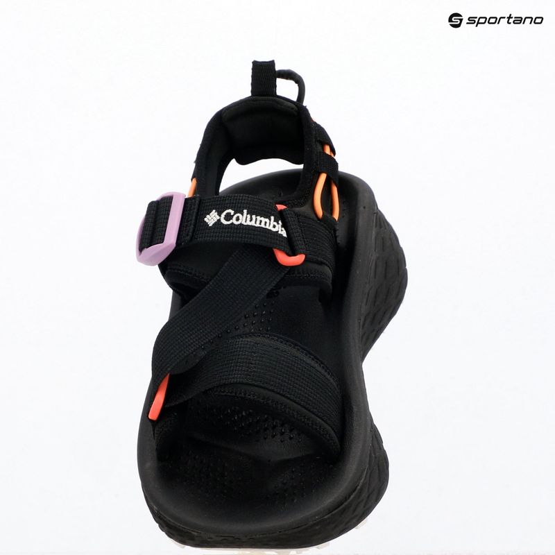 Women's sandals Columbia Konos Elevate black/hydrangea 10