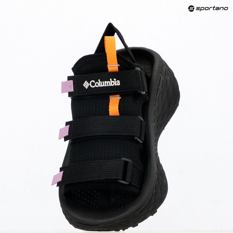 Women's sandals Columbia Konos Elevate black/hydrangea 10