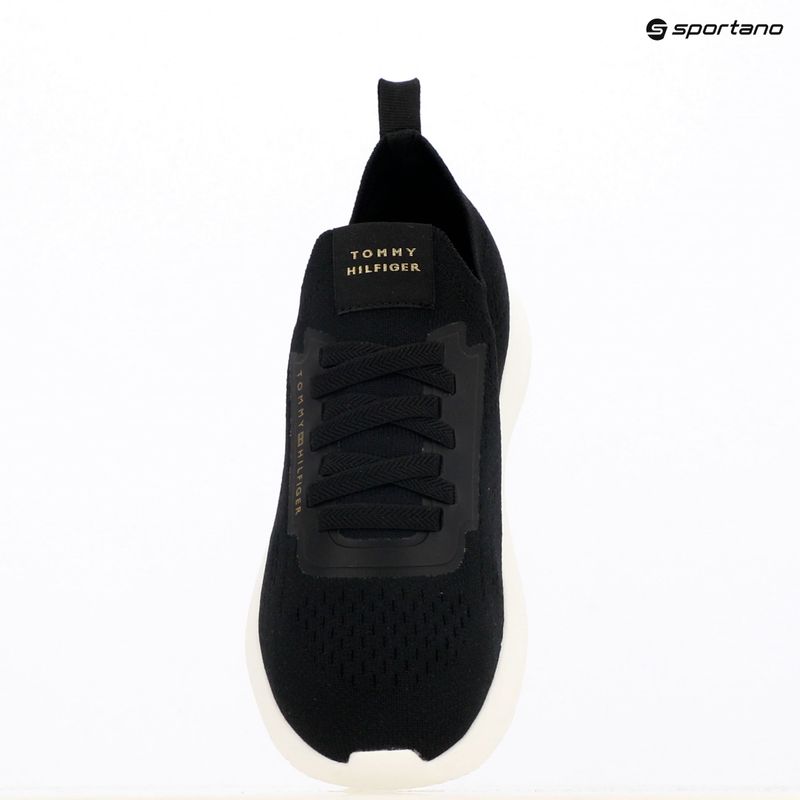 Women's shoes Tommy Hilfiger Knit Extralight Runner black 9