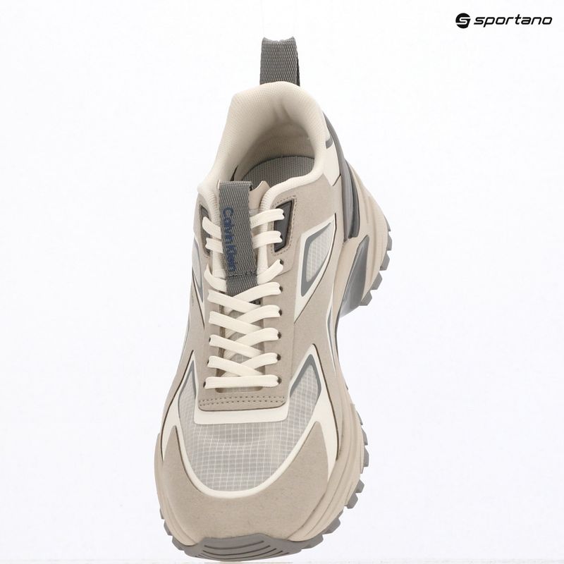 Women's shoes Calvin Klein HW0HW03019 Hike Run Ckstripe Ripst oatmeal/marshmallow/cloudburst 9