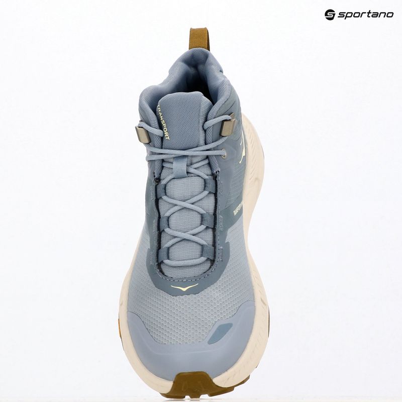 Men's trekking boots HOKA Transport Hike GTX slate blue/stucco 10