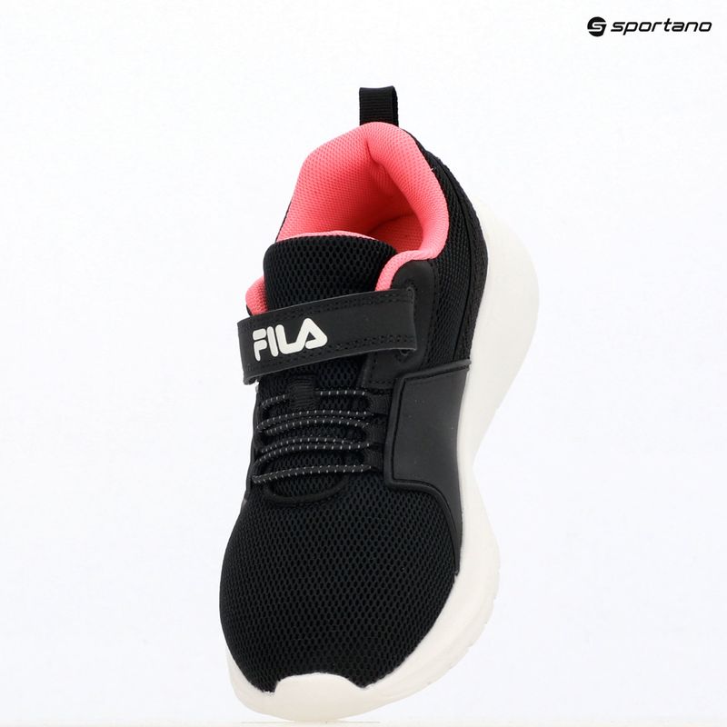 Children's shoes FILA Madrun Velcro black/sangria sunset 15