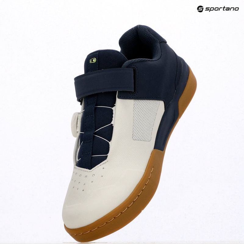 Cycling platform shoes Crankbrothers Stamp Boa navy grey/gum outsole 15