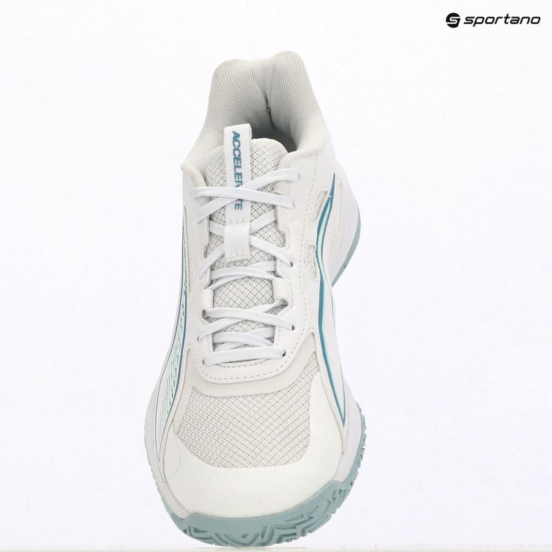 Handball shoes PUMA Accelerate Pro 4 Game On puma white/baltic sea blue/fresh water 9