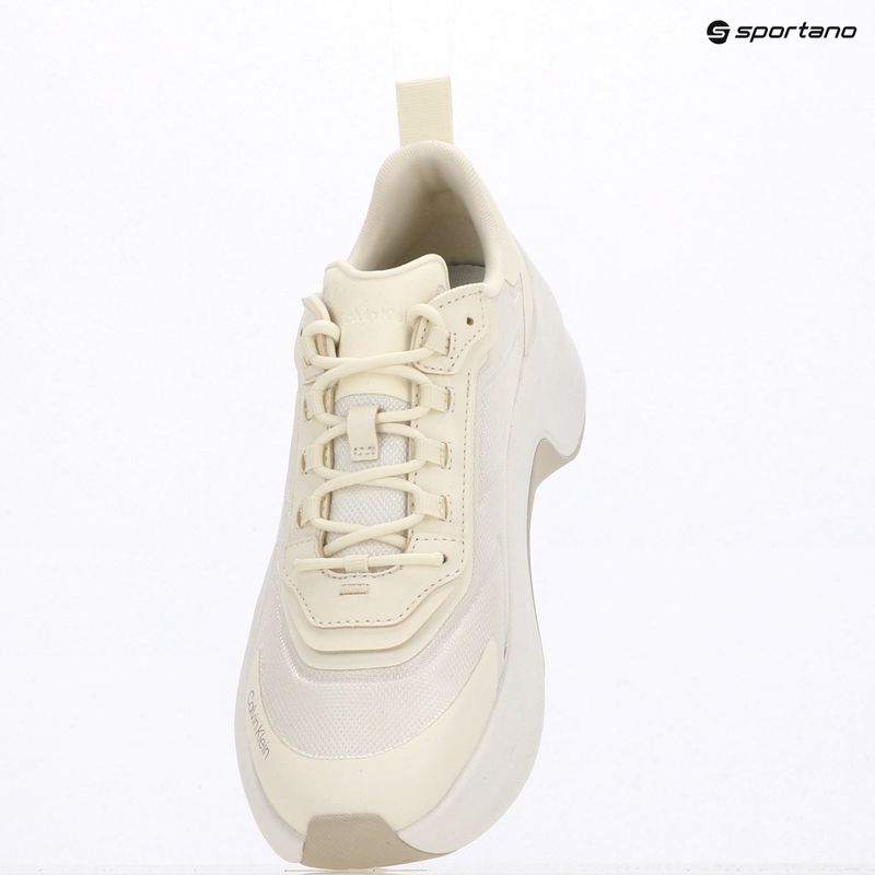 Women's shoes Calvin Klein HW0HW03111 Chunky Runner Laceup HF BLST Nylon bright white/marshmallow 9