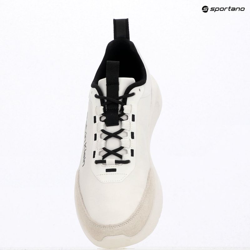 Men's shoes Calvin Klein HM0HM02342 Light Eva Runn Essential Laceup Nylon Suede bright white/black 9