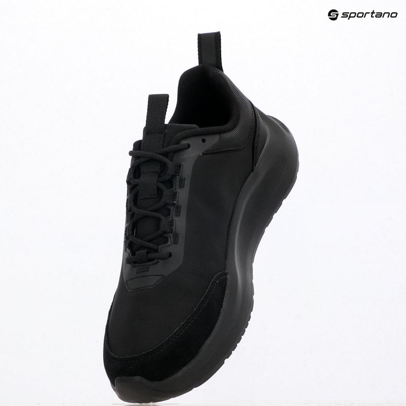 Men's shoes Calvin Klein HM0HM02342 Light Eva Runn Essential Laceup Nylon Suede triple black 9