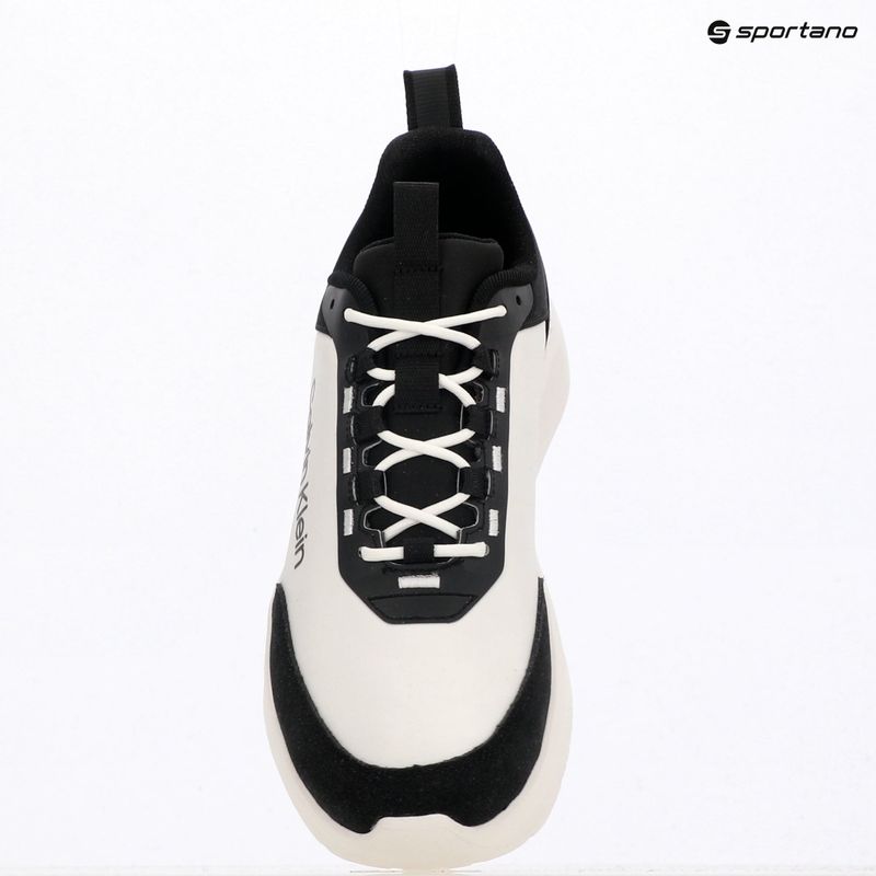 Men's shoes Calvin Klein HM0HM02342 Light Eva Runn Essential Laceup Nylon Suede black/bright white 9