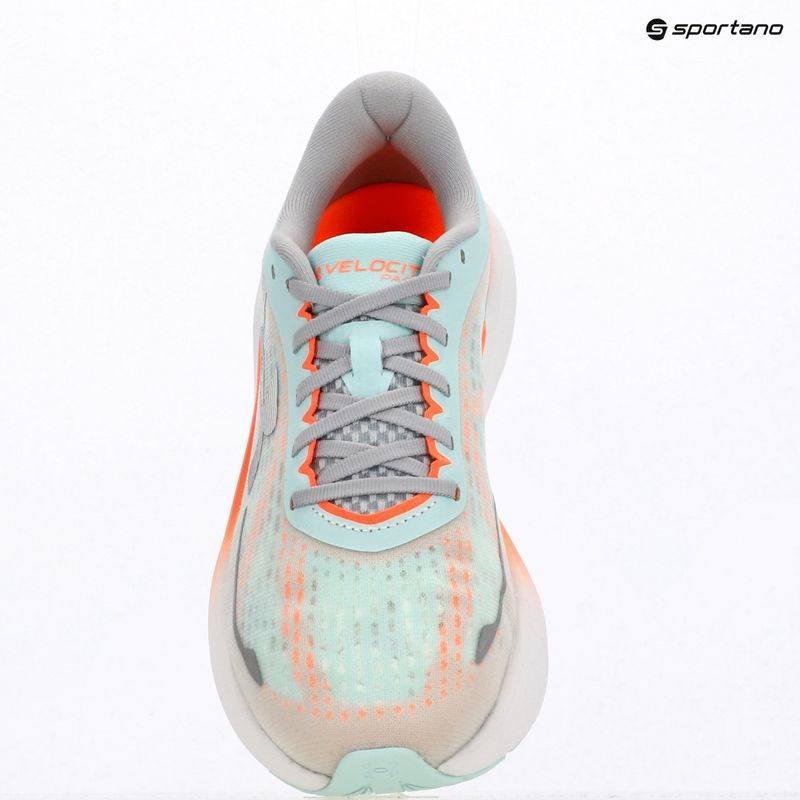 Men's running shoes Under Armour Velociti Pace refresh mint/electric tangerine/mod gray 9