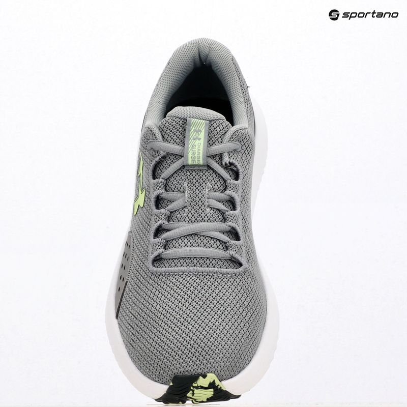 Men's running shoes Under Armour Charged Surge 4 steel/steel/black 9