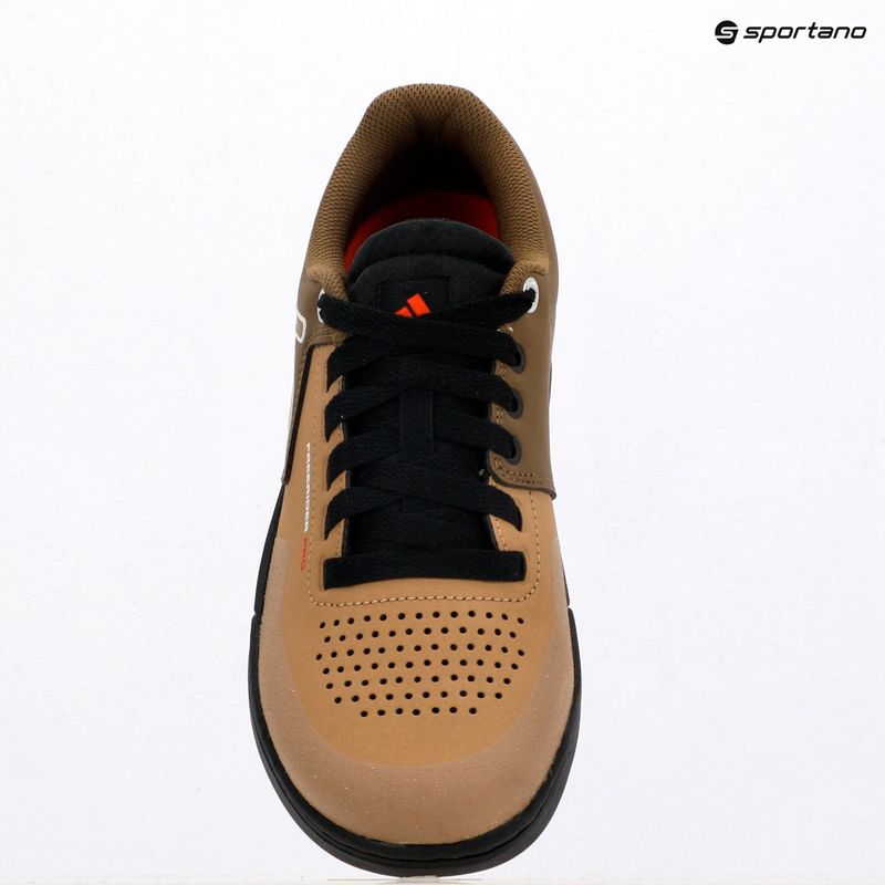 Men's adidas platform cycling shoes FIVE TEN Freerider Pro cardboard/off white/core black 9