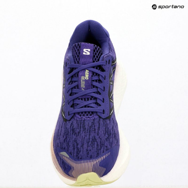 Women's running shoes Salomon Aero Glide 4 deep blue/white/butterfly 9