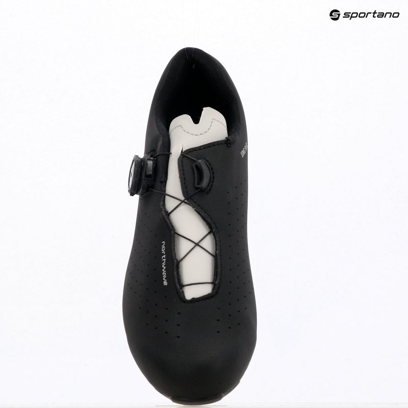 Men's road shoes Northwave Sonic Plus black/light grey 9