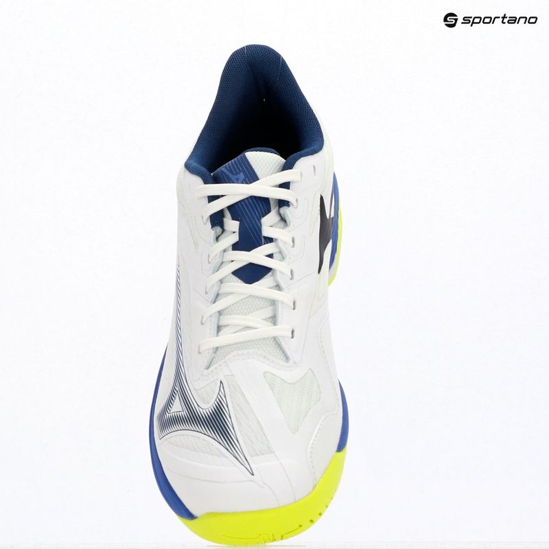 Tennis shoes Mizuno Wave Exceed Court AC white/dazzling blue/lightning 9