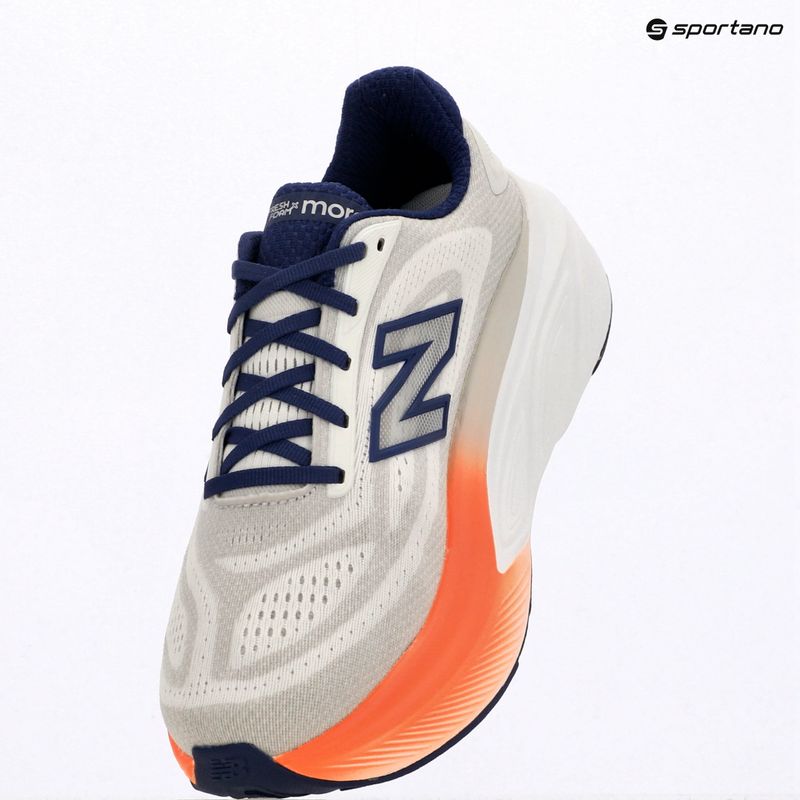Men's running shoes New Balance Fresh Foam More V6 reflection/blue oyster/tangerine heat 9