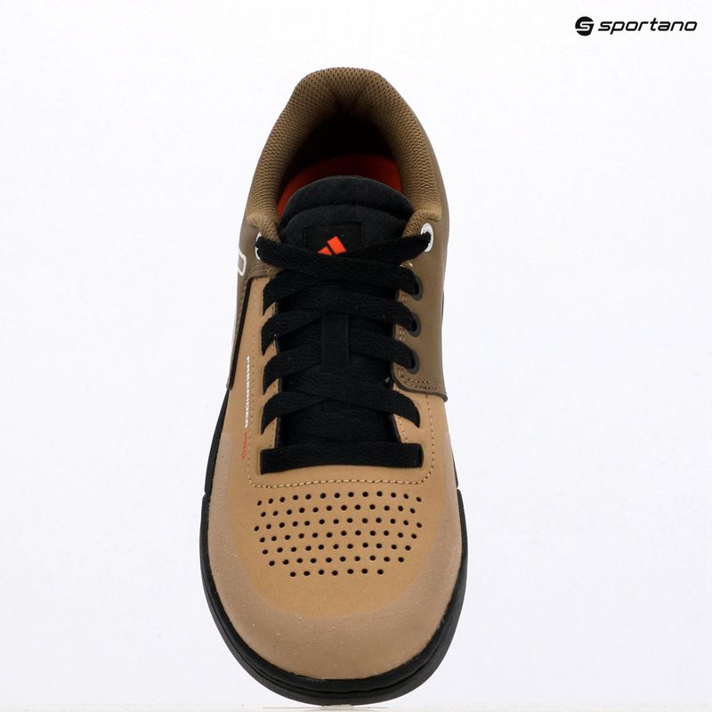 Men's adidas platform cycling shoes FIVE TEN Freerider Pro cardboard/off white/core black 9
